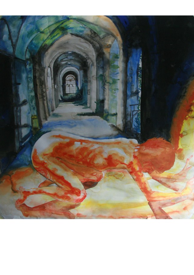 PrieĢre dans une eģglise abandonneģe
