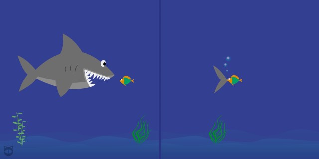 el pez chico se come al grande