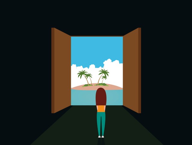 ilustracion la puerta al paraíso