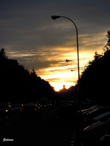 amanecer en la ciudad