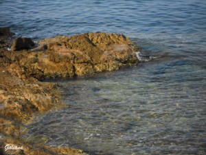 el mar llegando a las rocas